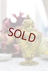 画像: 特級品　純銀製（925）　総金鍍金　ジョージIII世　1769年　ハンドチェイス　ティーキャディー