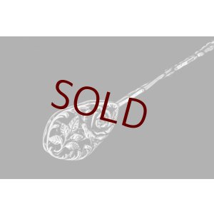 画像: 純銀製（800）　薔薇の透かし細工シュガートング