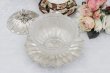 画像5: 純銀製(925) 1834年　お花の摘み　オリジナルグラス　蓋、受け皿付バターディッシュ
