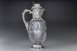 画像3: 純銀製（925）1901年　特級　ウェッブスタイル インタリオ　エングレービング　クリスタルグラス　クラレットジャグ 