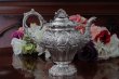 画像3: 純銀製（925）1833年 特級　ジョージアン　お花とスクロールのチェイシング　ティー＆コーヒー4点セット