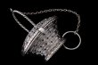 画像1: 純銀製(925)　ビンテージシルバー　アメリカン　バスケット型ティーインフューザー　