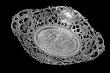 画像3: アンティークシルバー 純銀製（925)薔薇とスクロールの透かし細工 ロココスタイル コンポート＆ボンボンディッシュセット