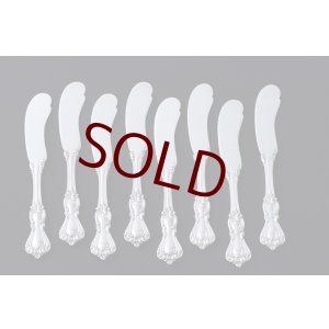 画像: アンティークシルバー、純銀製(925) 1900年前後　American Silver 　ティーナイフ　4本セット