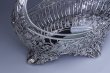 画像5: アンティークシルバー、純銀製（925）1902年　特級品　エルキントン　手作業の鋳金透かし細工　貴族の館の花入れ（ジャーディニエール）/フルーツバスケット