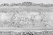 画像4: アンティークシルバー 、アンティーク銀器、純銀製(925) 1899年 打ち出し彫刻 ヴィクトリアン ペントレイ