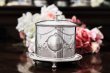 画像1: アンティークシルバー、アンティーク銀器、シルバープレート製　ヴィクトリアン お花のガーランド 小さ目  ビスケットボックス