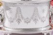 画像2: アンティークシルバー、アンティーク銀器、シルバープレート製　エルキントン　ネオクラシック　お花と葉模様のガーランド　手彫り彫刻　ビスケットボックス