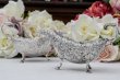 画像1: アンティークシルバー、アンティーク銀器、純銀製(925)　1899年、1900年　ロココスタイル　お花とスクロールの打ち出し彫刻　ペア ソースボートセット