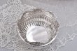 画像4: アンティークシルバー、アンティーク銀器、純銀製(925)　1899年　ハンドエンボシング　美しいスクロールとシールド装飾　ローズボウル 