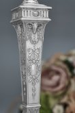 画像4: アンティークシルバー、アンティーク銀器、純銀製(925) 1898年 ネオクラシカル リボンガーランドが素敵なキャンドルスタンド 銀燭台 ペアセット