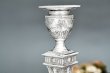 画像5: アンティークシルバー、アンティーク銀器、純銀製(925) 1898年 ネオクラシカル リボンガーランドが素敵なキャンドルスタンド 銀燭台 ペアセット
