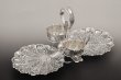 画像2: アンティークシルバー、アンティーク銀器、純銀製(925) 1897年 激レア  華やかなロココシェル型 透かし ストロベリーディッシュセット