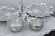 画像6: アンティークシルバー、アンティーク銀器、純銀製(925) 1897年 激レア  華やかなロココシェル型 透かし ストロベリーディッシュセット