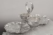 画像10: アンティークシルバー、アンティーク銀器、純銀製(925) 1897年 激レア  華やかなロココシェル型 透かし ストロベリーディッシュセット