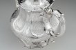画像5: アンティークシルバー、アンティーク銀器、純銀製(925) 1845年 バーナード 特級 スクロールとお花のエングレービング　ティー&コーヒー４点セット