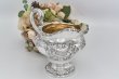 画像14: アンティークシルバー、アンティーク銀器、純銀製(925) 1842年  ヴィクトリア時代初期 可愛らしい花の摘み ロココ調 お花とスクロール装飾 ティー 3点セット