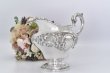 画像11: アンティークシルバー、アンティーク銀器、純銀製(925) 1842年  ヴィクトリア時代初期 可愛らしい花の摘み ロココ調 お花とスクロール装飾 ティー 3点セット