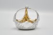 画像7: アンティークシルバー、アンティーク銀器純銀（925）1883年 可愛らしいバスケット型　スプーン付きソルト＆ペッパー