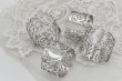 画像5: アンティークシルバー 、アンティーク銀器、純銀製(925) 1926年　流れるような透かし細工が美しい ナプキンリング4組セット