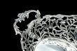 画像4: アンティークシルバー、アンティーク銀器、 純銀製(925)  1895年 お花と葉模様の透かし細工が見事なバスケット