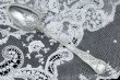 画像9: アンティークシルバー、アンティーク銀器、純銀製（925）1865年 薔薇のハンドル クリスニング チャイルド カトラリー 3点セット