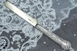 画像7: アンティークシルバー、アンティーク銀器、純銀製（925）1865年 薔薇のハンドル クリスニング チャイルド カトラリー 3点セット