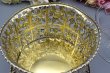 画像7: アンティークシルバー、アンティーク銀器、純銀製(925) 1920年 ハンドカットピアスワーク透かし細工、お花と葡萄の装飾　ポプリバスケット