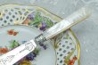 画像5: アンティークシルバー、アンティーク銀器純銀製（925）1883年　白蝶貝ハンドル　ヴィクトリアンデザイン　ペア バターナイフセット